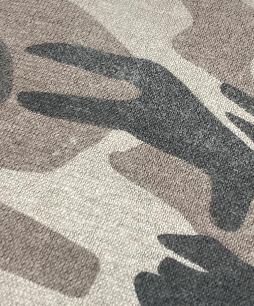 ANDER HUNK（アンダーハンク）ANDER HUNK (アンダーハンク) Camouflage Short T-shirt ブラウン サイズ:Lの古着・服飾アイテム