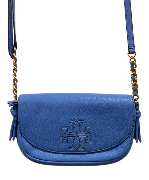 TORY BURCH（トリーバーチ）TORY BURCH (トリーバーチ) ハーパークロスボディバッグ ブルーの古着・服飾アイテム