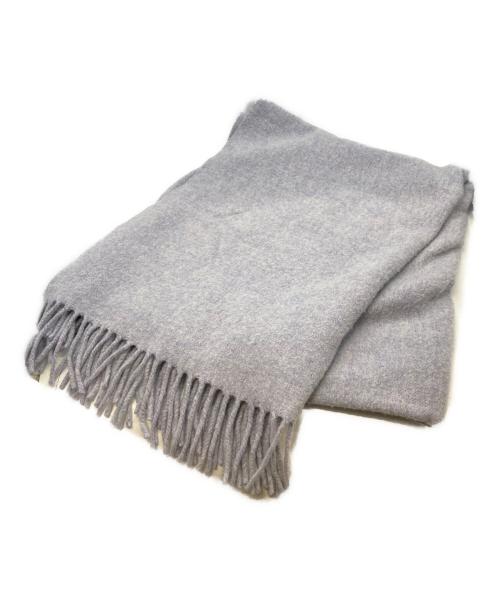 Acne studios（アクネ ストゥディオズ）ACNE STUDIOS (アクネ ストゥディオズ) フリンジウールスカーフ パープルの古着・服飾アイテム