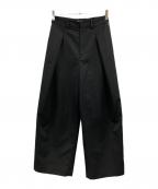 BEAUTY&YOUTHビューティーアンドユース）の古着「サイドラインラップパンツ」｜ブラック