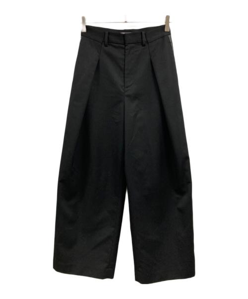 BEAUTY&YOUTH（ビューティーアンドユース）BEAUTY&YOUTH (ビューティーアンドユース) サイドラインラップパンツ ブラック サイズ:XSの古着・服飾アイテム