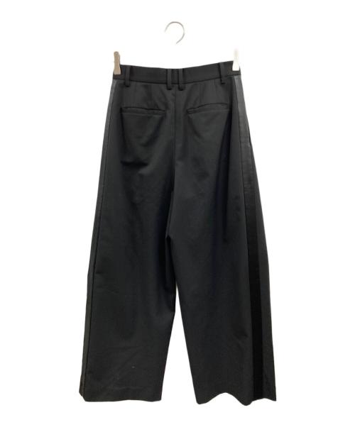 BEAUTY&YOUTH（ビューティーアンドユース）BEAUTY&YOUTH (ビューティーアンドユース) サイドラインラップパンツ ブラック サイズ:XSの古着・服飾アイテム