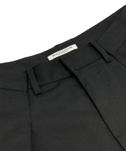 BEAUTY&YOUTH（ビューティーアンドユース）BEAUTY&YOUTH (ビューティーアンドユース) サイドラインラップパンツ ブラック サイズ:XSの古着・服飾アイテム