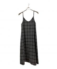 Spick and Span（スピック＆スパン）の古着「ソフトクロスキャミソールドレス」｜グレー