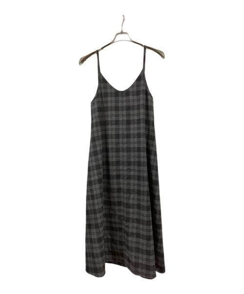Spick and Span（スピック＆スパン）Spick and Span (スピック＆スパン) ソフトクロスキャミソールドレス グレー サイズ:FREEの古着・服飾アイテム