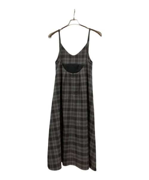 Spick and Span（スピック＆スパン）Spick and Span (スピック＆スパン) ソフトクロスキャミソールドレス グレー サイズ:FREEの古着・服飾アイテム