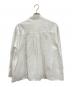 Spick and Span (スピック＆スパン) コットンシルクフロントフリルブラウス ホワイト サイズ:FREE：6000円
