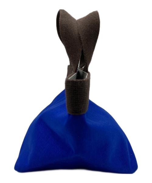 Herve Chapelier（エルベシャプリエ）Herve Chapelier (エルベシャプリエ) コーデュラ舟型トートS ブルー×ブラウンの古着・服飾アイテム