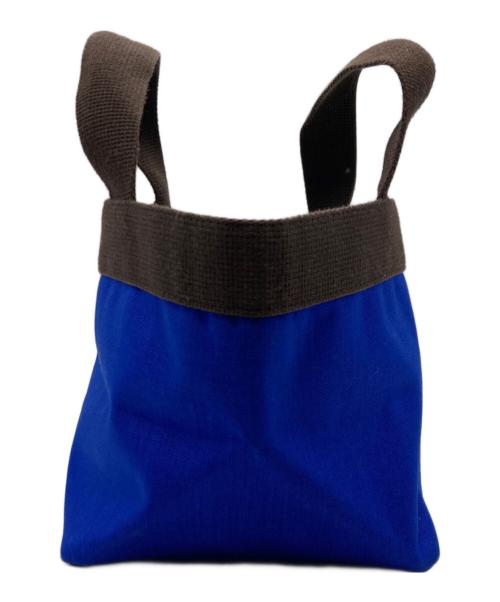 Herve Chapelier（エルベシャプリエ）Herve Chapelier (エルベシャプリエ) コーデュラ舟型トートS ブルー×ブラウンの古着・服飾アイテム