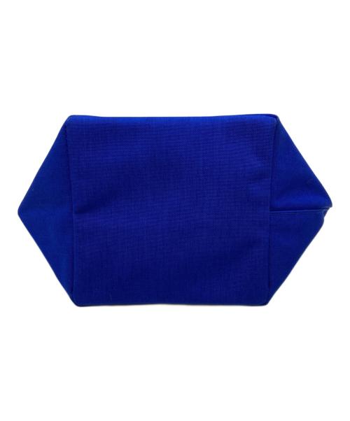 Herve Chapelier（エルベシャプリエ）Herve Chapelier (エルベシャプリエ) コーデュラ舟型トートS ブルー×ブラウンの古着・服飾アイテム