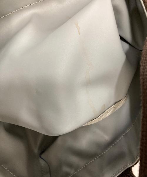 Herve Chapelier（エルベシャプリエ）Herve Chapelier (エルベシャプリエ) コーデュラ舟型トートS ブルー×ブラウンの古着・服飾アイテム