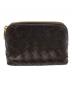 BOTTEGA VENETA (ボッテガベネタ) イントレチャートビューティポーチ ブラウン：50000円