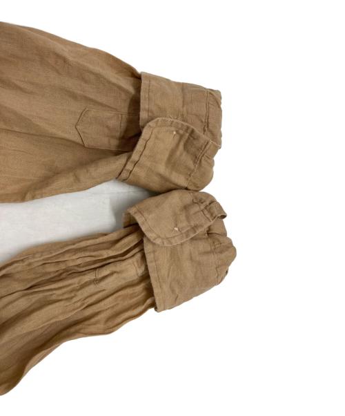 POLO RALPH LAUREN（ポロ・ラルフローレン）POLO RALPH LAUREN (ポロ・ラルフローレン) ボタンダウンリネンシャツ ブラウン サイズ:Mの古着・服飾アイテム