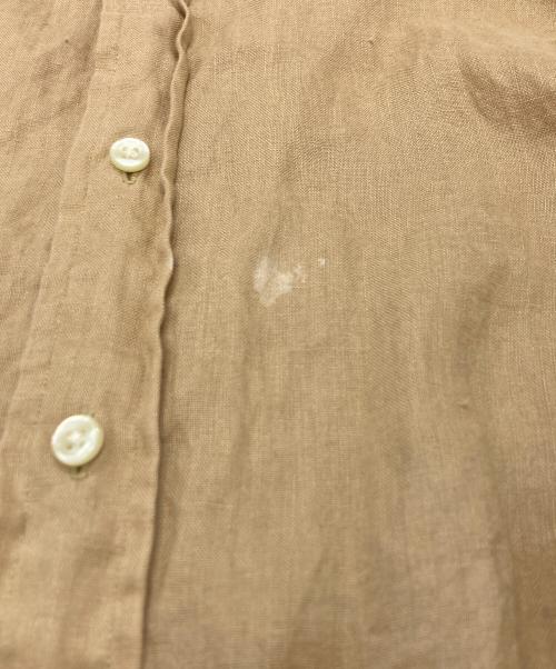 POLO RALPH LAUREN（ポロ・ラルフローレン）POLO RALPH LAUREN (ポロ・ラルフローレン) ボタンダウンリネンシャツ ブラウン サイズ:Mの古着・服飾アイテム