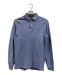 POLO RALPH LAUREN（ポロ・ラルフローレン）の古着「ポニー刺繍ポロシャツ」｜ブルー