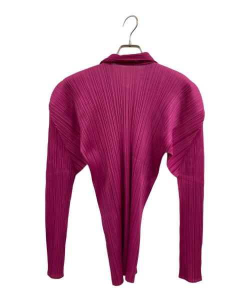 PLEATS PLEASE（プリーツプリーズ）PLEATS PLEASE (プリーツプリーズ) プリーツカットソー ピンク サイズ:Mの古着・服飾アイテム