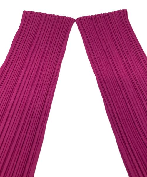 PLEATS PLEASE（プリーツプリーズ）PLEATS PLEASE (プリーツプリーズ) プリーツカットソー ピンク サイズ:Mの古着・服飾アイテム