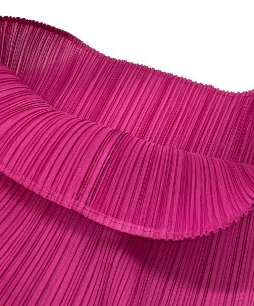 PLEATS PLEASE（プリーツプリーズ）PLEATS PLEASE (プリーツプリーズ) プリーツカットソー ピンク サイズ:Mの古着・服飾アイテム