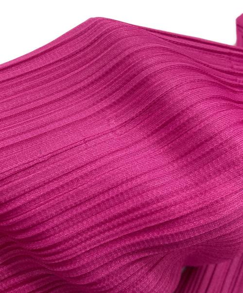PLEATS PLEASE（プリーツプリーズ）PLEATS PLEASE (プリーツプリーズ) プリーツカットソー ピンク サイズ:Mの古着・服飾アイテム