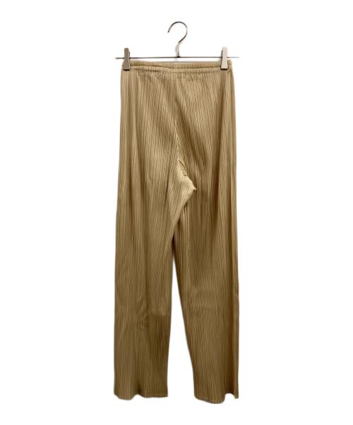 PLEATS PLEASE（プリーツプリーズ）PLEATS PLEASE (プリーツプリーズ) プリーツパンツ ベージュ サイズ:3の古着・服飾アイテム