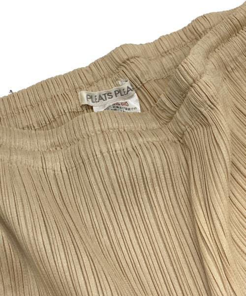 PLEATS PLEASE（プリーツプリーズ）PLEATS PLEASE (プリーツプリーズ) プリーツパンツ ベージュ サイズ:3の古着・服飾アイテム