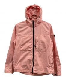 STONE ISLAND（ストーンアイランド）の古着「スーピマコットンストレッチツイルフーデッドブルゾン」｜ピンク