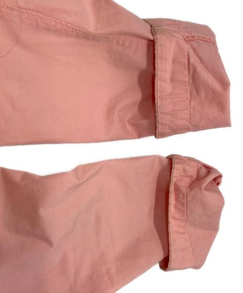 STONE ISLAND（ストーンアイランド）STONE ISLAND (ストーンアイランド) スーピマコットンストレッチツイルフーデッドブルゾン ピンク サイズ:Ｍの古着・服飾アイテム