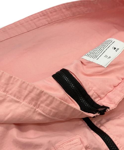 STONE ISLAND（ストーンアイランド）STONE ISLAND (ストーンアイランド) スーピマコットンストレッチツイルフーデッドブルゾン ピンク サイズ:Ｍの古着・服飾アイテム