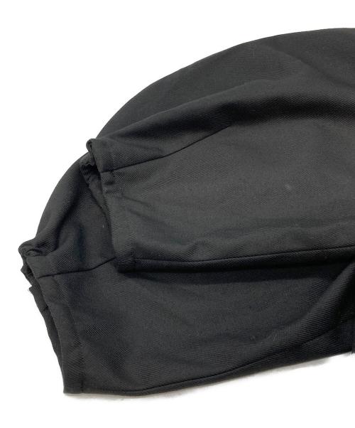 VERMEIL par iena（ヴェルメイユ パー イエナ）VERMEIL par iena (ヴェルメイユ パー イエナ) P/Ryツイルウエストシェイプ パフスリーブワンピース ブラック サイズ:38の古着・服飾アイテム