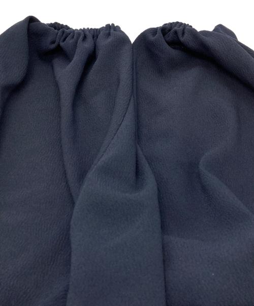 VERMEIL par iena（ヴェルメイユ パー イエナ）VERMEIL par iena (ヴェルメイユ パー イエナ) アセテートバックサテンジョーゼットワンピース ネイビー サイズ:FREEの古着・服飾アイテム