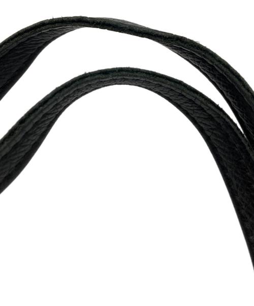 OWEN BARRY（オーエンバリー）OWEN BARRY (オーエンバリー) ムートンレザーコンビ トートバッグ ブラックの古着・服飾アイテム