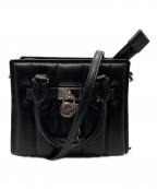 MICHAEL KORSマイケル・コース）の古着「サッチェル クロスボディバッグ」｜ブラック