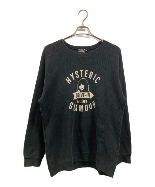 Hysteric Glamour（ヒステリックグラマー）Hysteric Glamour (ヒステリックグラマー) DRIVE INカットソー ブラック サイズ:Mの古着・服飾アイテム