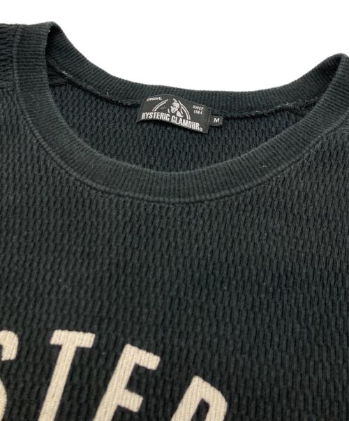 Hysteric Glamour（ヒステリックグラマー）Hysteric Glamour (ヒステリックグラマー) DRIVE INカットソー ブラック サイズ:Mの古着・服飾アイテム