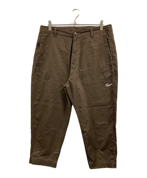 SEQUEL（シークエル）SEQUEL (シークエル) トラウザーチノパンツ ブラウン サイズ:Ⅼの古着・服飾アイテム
