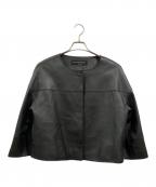 JEAN LOUIS SCHERRERジャンルイ シェレル）の古着「ラムレザージャケット」｜ブラック
