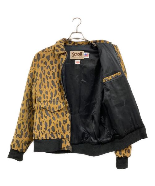 Schott（ショット）Schott (ショット) SUPREME (シュプリーム) Suede A-2 Jacket ブラウン サイズ:Ｍの古着・服飾アイテム