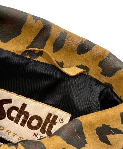 Schott（ショット）Schott (ショット) SUPREME (シュプリーム) Suede A-2 Jacket ブラウン サイズ:Ｍの古着・服飾アイテム