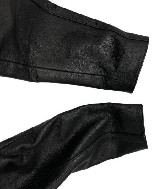 Liugoo Leathers（リューグーレザーズ）Liugoo Leathers (リューグーレザーズ) VaLLet 02 ダブルライダースジャケット ブラック サイズ:Ⅼの古着・服飾アイテム