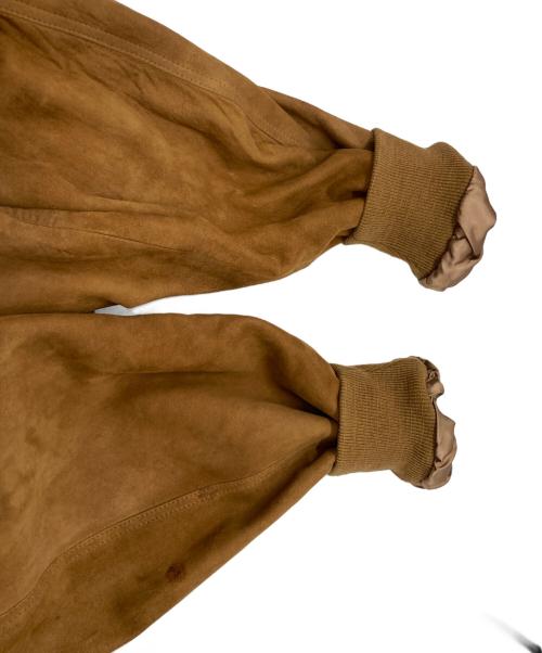 COACH（コーチ）COACH (コーチ) スエードレザーブルゾン ブラウン サイズ:Sの古着・服飾アイテム