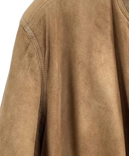 COACH（コーチ）COACH (コーチ) スエードレザーブルゾン ブラウン サイズ:Sの古着・服飾アイテム