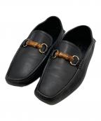 GUCCIグッチ）の古着「ドライビングシューズ」｜ブラック