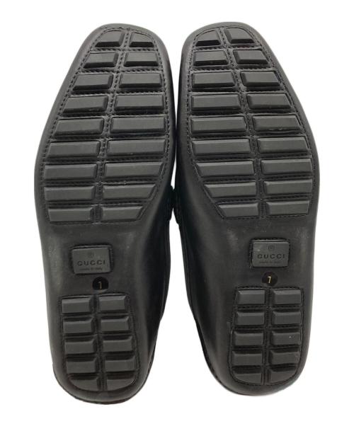 GUCCI（グッチ）GUCCI (グッチ) ドライビングシューズ ブラック サイズ:7の古着・服飾アイテム