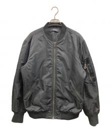 DIESEL（ディーゼル）の古着「MA-1ジャケット」｜ブラック