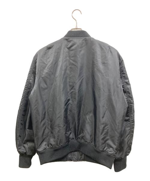 DIESEL（ディーゼル）DIESEL (ディーゼル) MA-1ジャケット ブラック サイズ:Ｍの古着・服飾アイテム