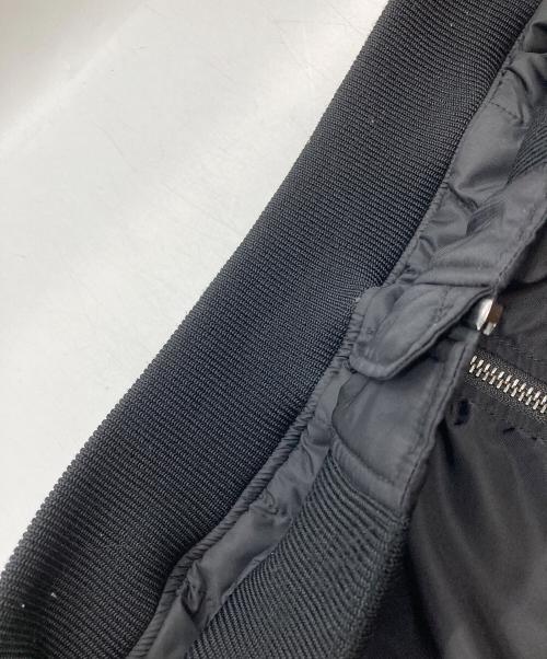 DIESEL（ディーゼル）DIESEL (ディーゼル) MA-1ジャケット ブラック サイズ:Ｍの古着・服飾アイテム