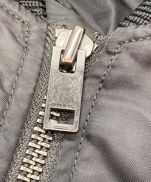 DIESEL（ディーゼル）DIESEL (ディーゼル) MA-1ジャケット ブラック サイズ:Ｍの古着・服飾アイテム