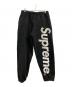 SUPREME（シュプリーム）の古着「satin applique sweatpant」｜ブラック