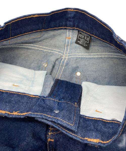 PRSN BLU（プリズンブルース）PRSN BLU (プリズンブルース) リンスデニム ファイブポケットパンツ インディゴ サイズ:SIZE 30/29の古着・服飾アイテム
