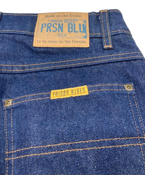 PRSN BLU（プリズンブルース）PRSN BLU (プリズンブルース) リンスデニム ファイブポケットパンツ インディゴ サイズ:SIZE 30/29の古着・服飾アイテム